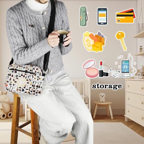 Movies TV Show Fan Crossbody Bag Waterproof Unisex Gift - Picture 7 of 8